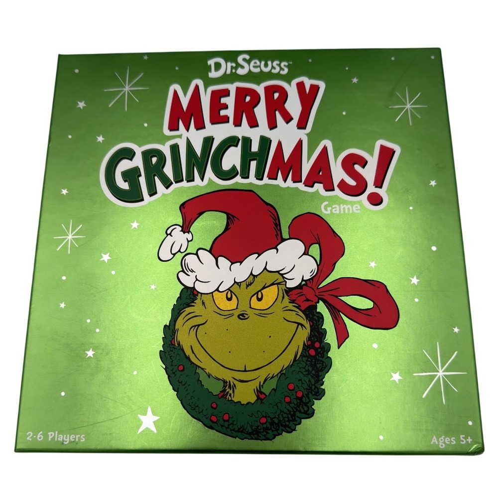 Dr. Seuss Merry Grinchmas! Board Game Goliath 2-6 Players Ages 5+ Christmas Game